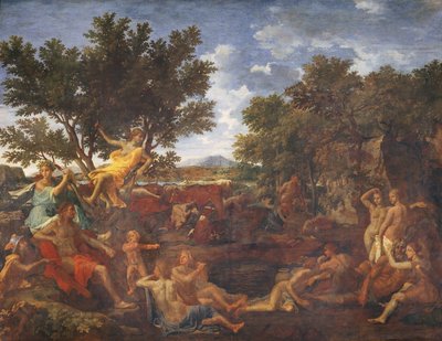 Apolo, amante de Dafne, c.1664 de Nicolas Poussin